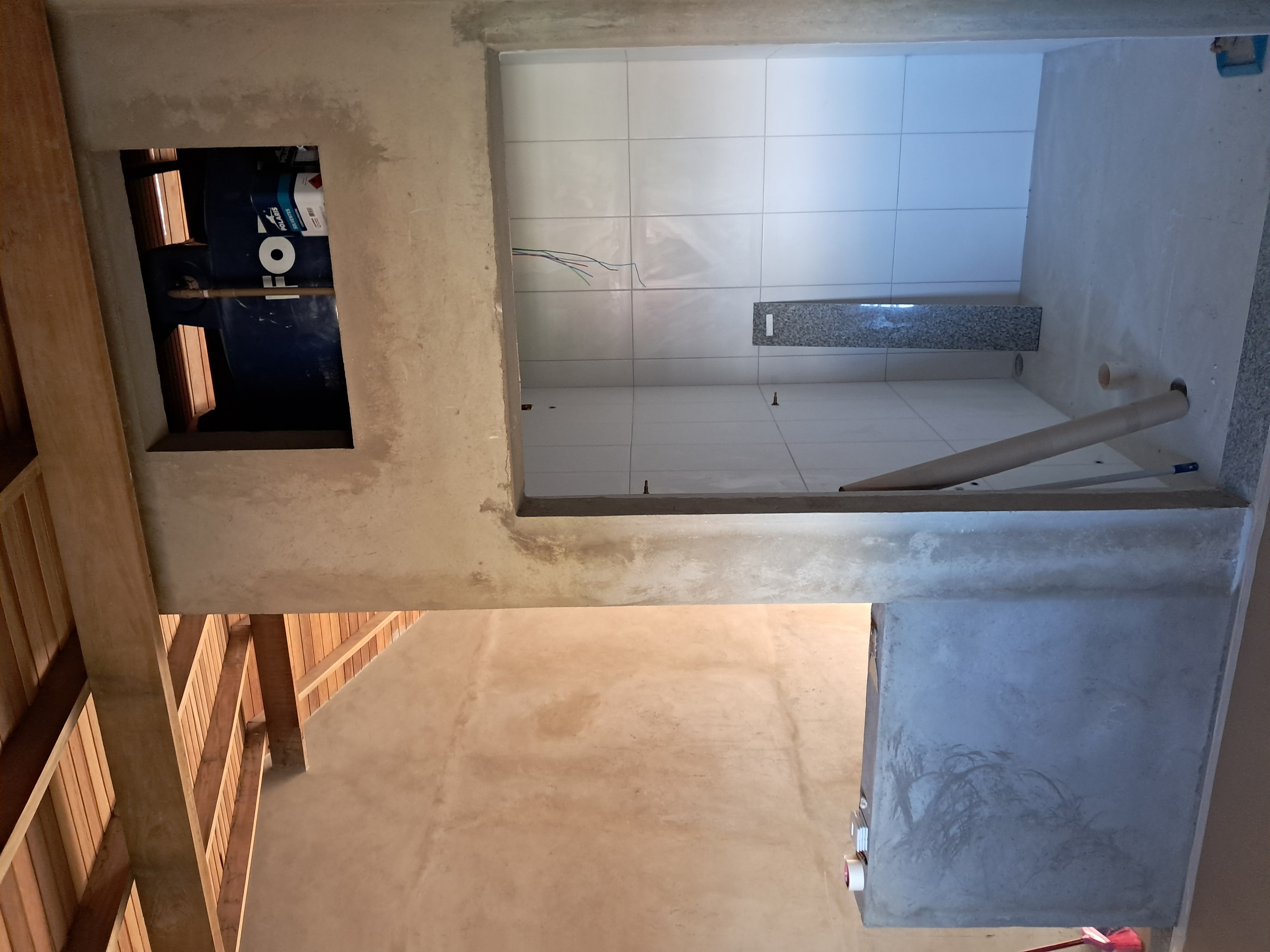 Fachada da casa antes da pintura em Peruíbe - Iego Pintor